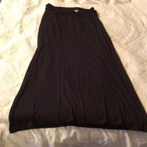 Max Studio soft black skirt
